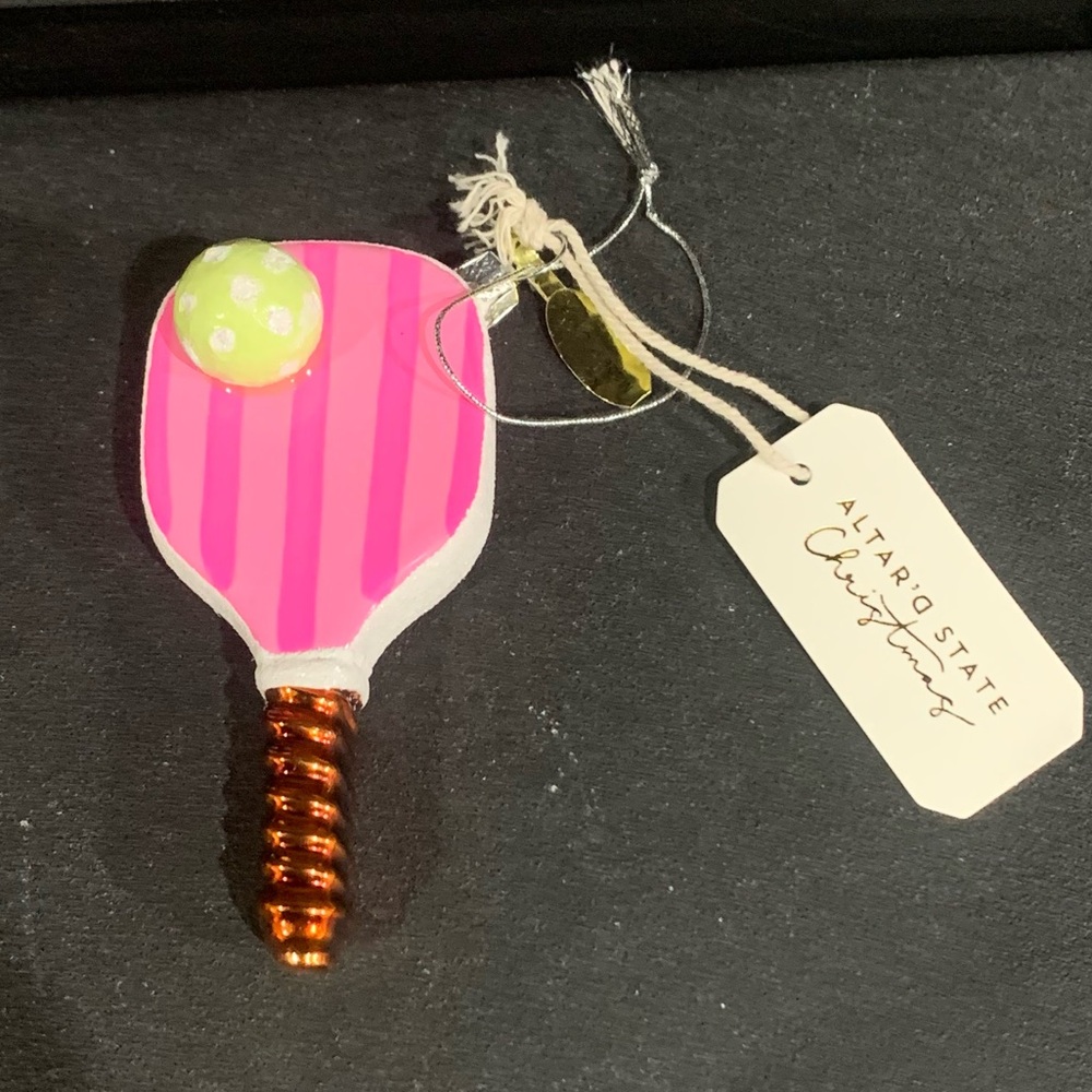 Altar’d State Christmas Pickleball Set Holiday Ornament New with Tags